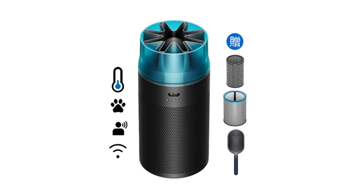 Dyson HushJet™ Purifier Compact 噴射氣流空氣清淨機HJ10冰川藍