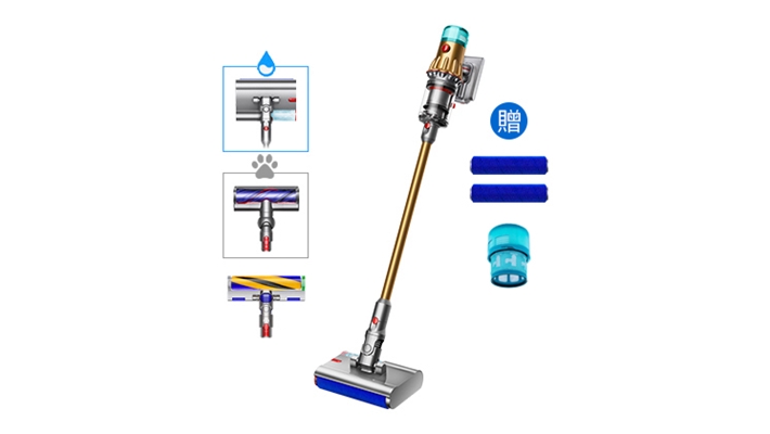 Dyson V12s Detect Slim Submarin付属品 Dyson V12s Detect Slim Submarine™ Complete 乾濕全能洗地
