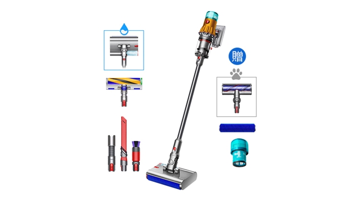 新品未開封　dyson V12s Detect Slim Submarine Dyson V12s Detect Slim Submarine™ (Yellow/Nickel) | Dyson