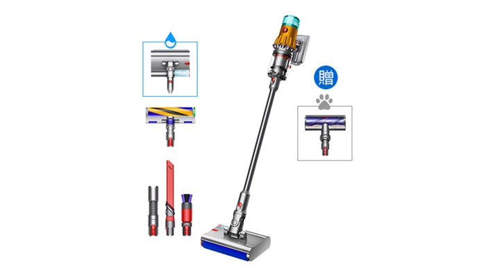 Dyson V12s Detect Slim Submarine™ 乾濕全能洗地吸塵器| Dyson